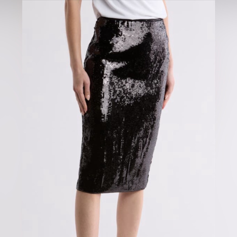 Theory HIGH SLIT -FLUID SEQUINS  SKIRT size 8